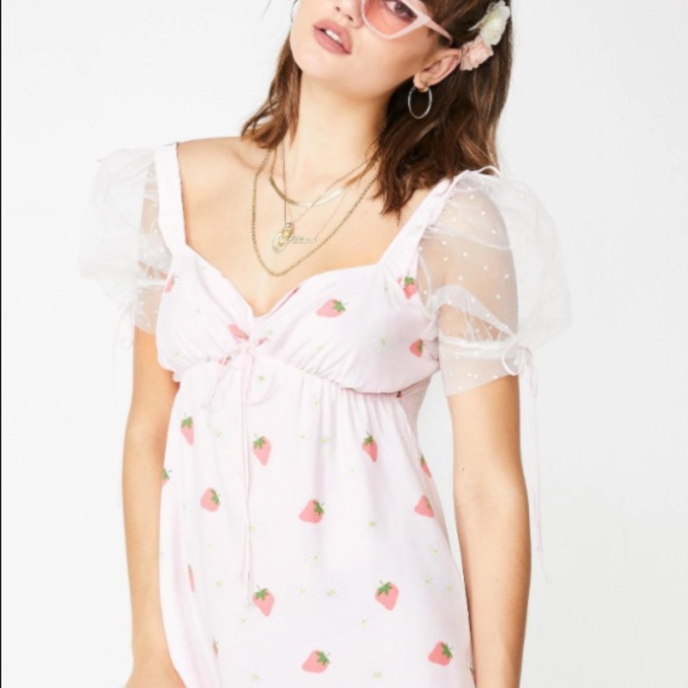 For Love and Lemons Strawberry Shortcake Dress
